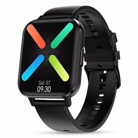 DTX smart watch with 1.78 inch HD display showing health metrics, offered with silicone and steel wristband options.