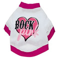 Cotton dog T-shirt in leisure style available in sizes XS to L for casual pet clothing