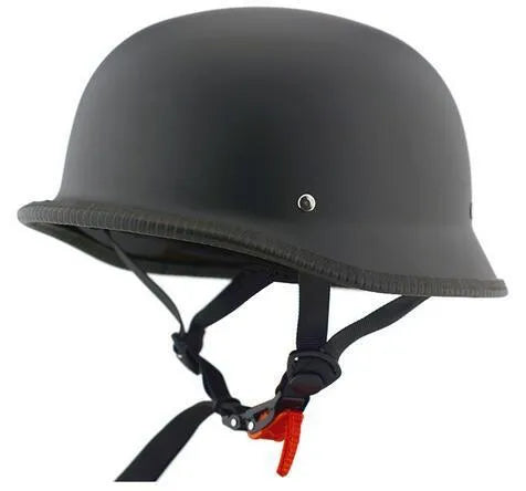 ABS half helmet in bright black for electric bike and scooter use size M to XXL
