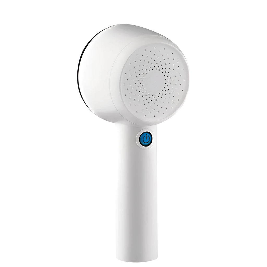 White rechargeable clothes shaver for removing bobbles from jerseys and knitwear