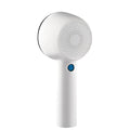 White rechargeable clothes shaver for removing bobbles from jerseys and knitwear