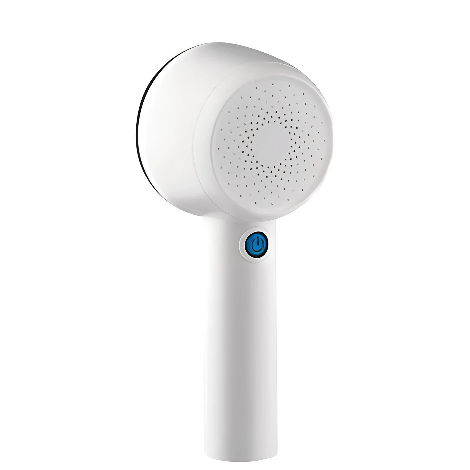 White rechargeable clothes shaver for removing bobbles from jerseys and knitwear