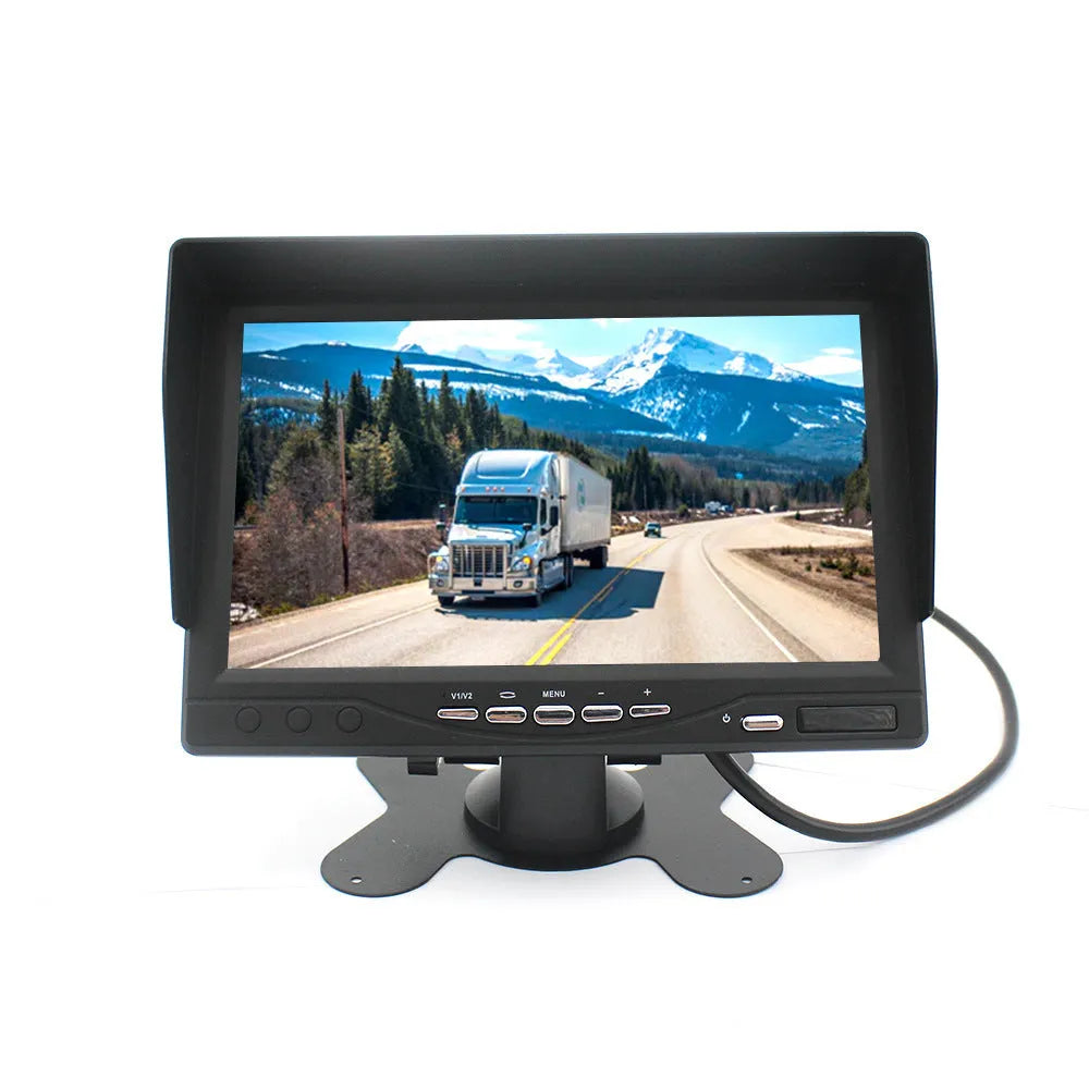 Front and rear AHD non-light night vision recorder with 7-inch TFT screen for GM vehicles