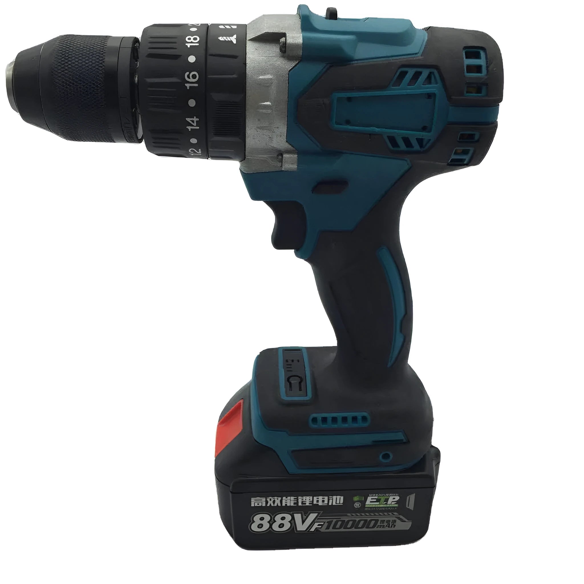 Multifunctional impact drill with 21V battery, 800W power and 13mm chuck