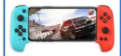 Cytec wireless Bluetooth telescopic game controller in black attached to a smartphone