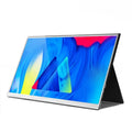 Zeuslap 15-inch ultra-thin portable monitor with Full HD screen for gaming consoles on a desk