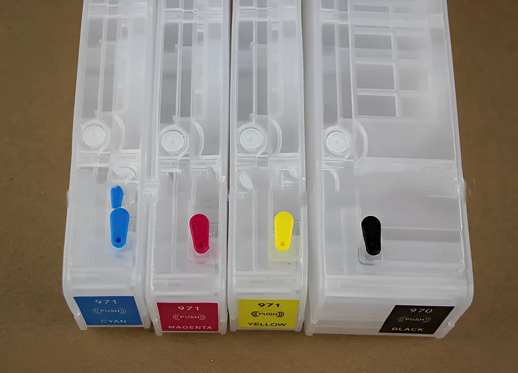 HP970 compatible refillable ink cartridge for Officejet Pro printers with 100ml capacity