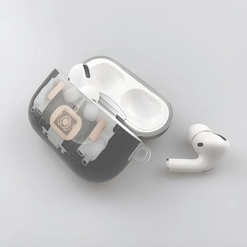 Steampunk mechanical design soft TPU protective case for Apple AirPods 1st and 2nd generation