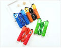 Adult synchronised sports skipping rope with counting display on sponge handle