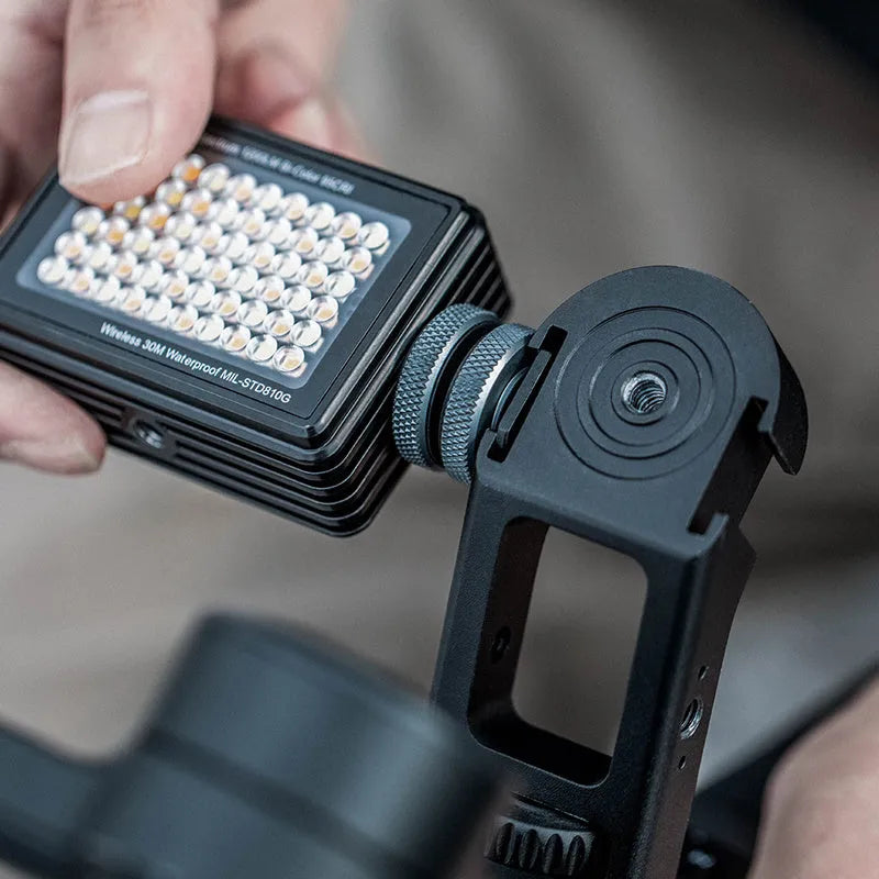 PGYTECH aluminium pot holder adapter for DJI Ronin S and SC gimbals on a tripod