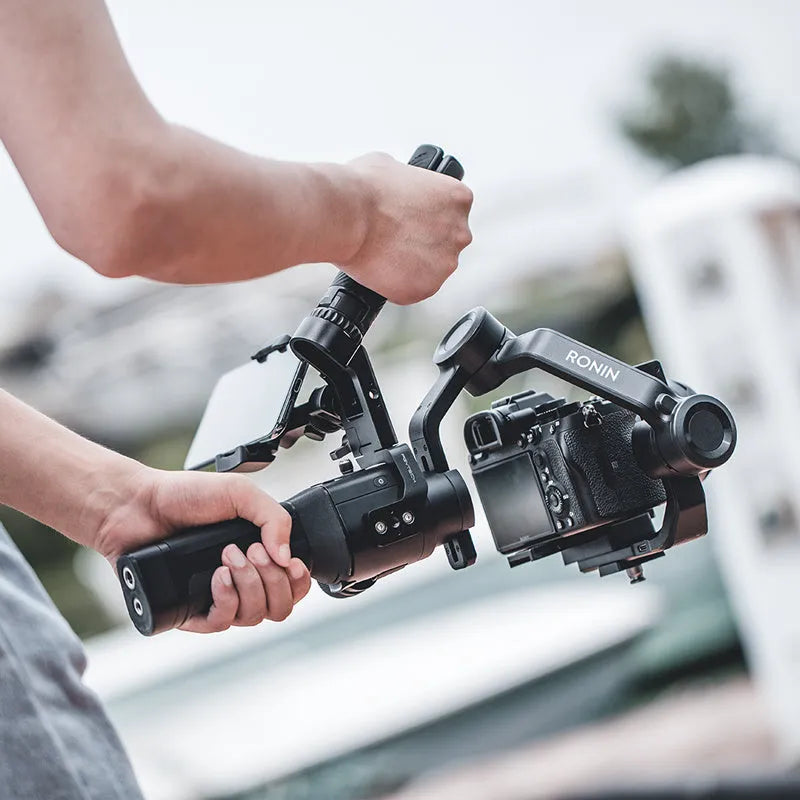 PGYTECH aluminium pot holder adapter for DJI Ronin S and SC gimbals on a tripod
