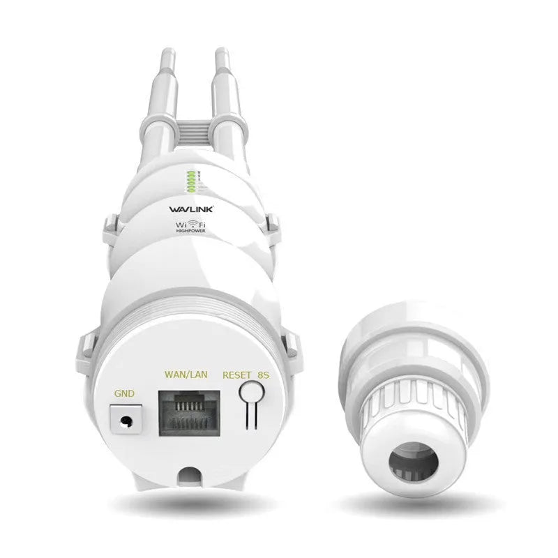 AC600 white outdoor wireless access point rangefinder with detachable mounting components