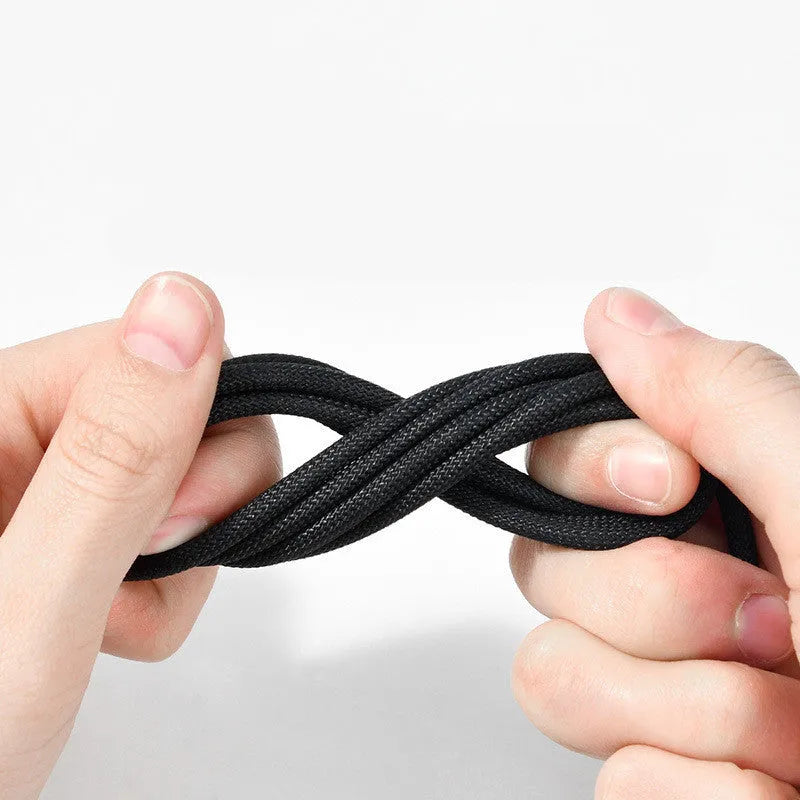 Baseus USB C to USB C fast charging cable for Android phones showing connector detail