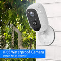 Outdoor waterproof battery dome camera with 1080P night vision and PIR motion sensor
