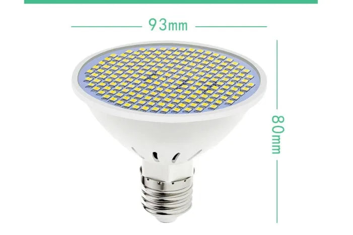 E27 screw-in LED light bulb with white polycarbonate body, labelled with 750 lumen and 100,000 hour lifespan specifications.