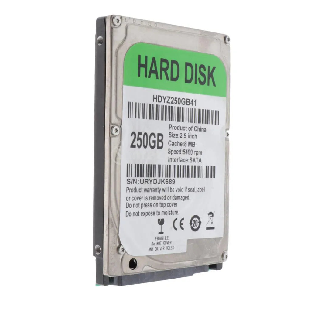 2.5-inch SATA laptop hard drive 5400RPM 8MB cache static bag packaging