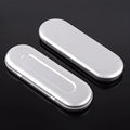 Rectangular frosted iron tinplate box for pen and cosmetic storage, dimensions 175x60x18mm