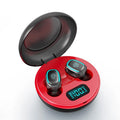 Bluetooth wireless headset with private mould earplug design in white, black, or red colour options