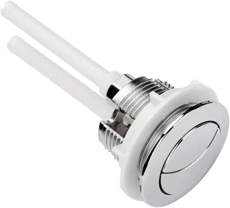 38mm ABS plastic one-piece round double button toilet flush lever and valve