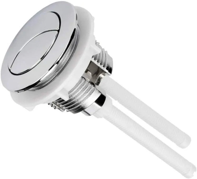 38mm ABS plastic one-piece round double button toilet flush lever and valve