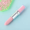 Diamond painting drill pen set in pink, purple, and green colours for 5D diamond art and cross stitch embroidery.