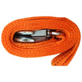 Yellow CARLIFE trailer belt with eagle grappling hook and 3-ton load capacity