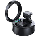 Black Bluetooth 5.0 wireless earbuds with charging case and silicone ear tips