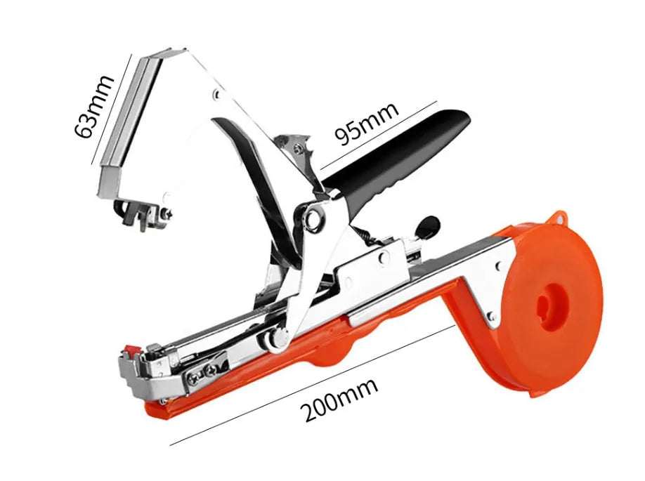 Grape branch tying device hand-held tying machine steel plastic 200mm for vine plants
