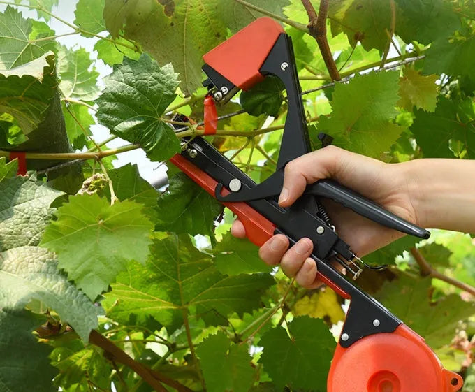 Grape branch tying device hand-held tying machine steel plastic 200mm for vine plants
