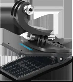 360-degree rotating backpack clip for GoPro and action cameras with aluminium alloy joint