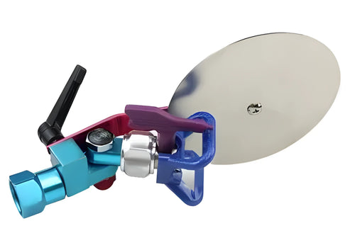 Aluminium alloy airless paint sprayer anti-splash colour separation baffle and trimmer accessory