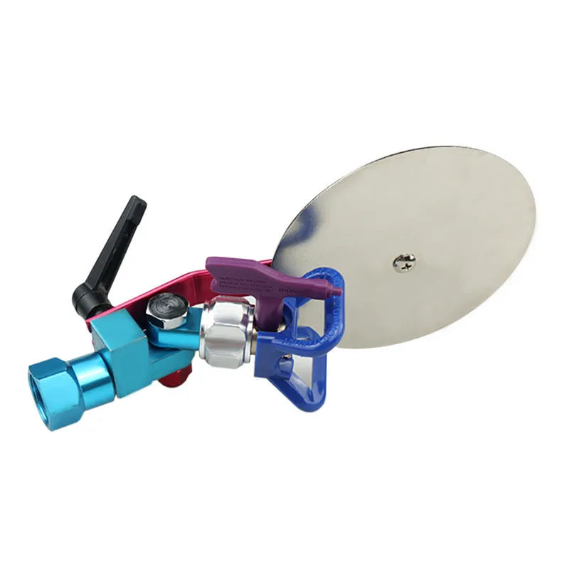 Aluminium alloy airless paint sprayer anti-splash colour separation baffle and trimmer accessory