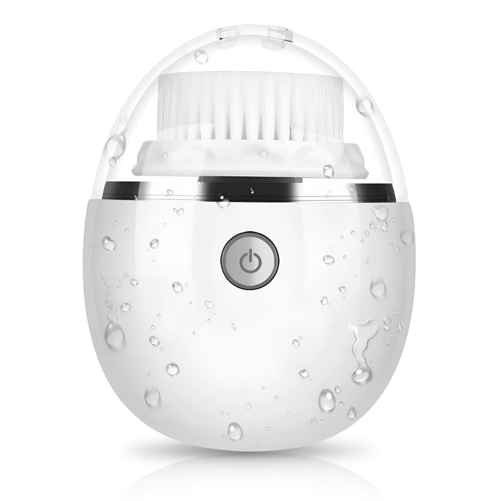 White wireless ultrasonic pore cleaner facial cleansing instrument for ladies and general skin types