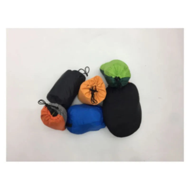 Automatic quick-opening mosquito net hammock with tree belt and carabiner in Army Green Orange or Black Orange