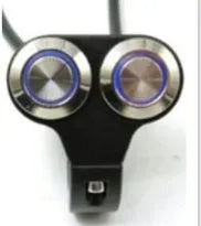Bosmaa MK32L self-locking motorcycle switch black colour for angel eyes and fog lights