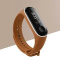 Mi Band 3 NFC replacement wristband in multiple colours on a white background