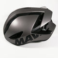 One-piece bicycle helmet in white with PC shell and 280g weight rating, size M 54-60cm