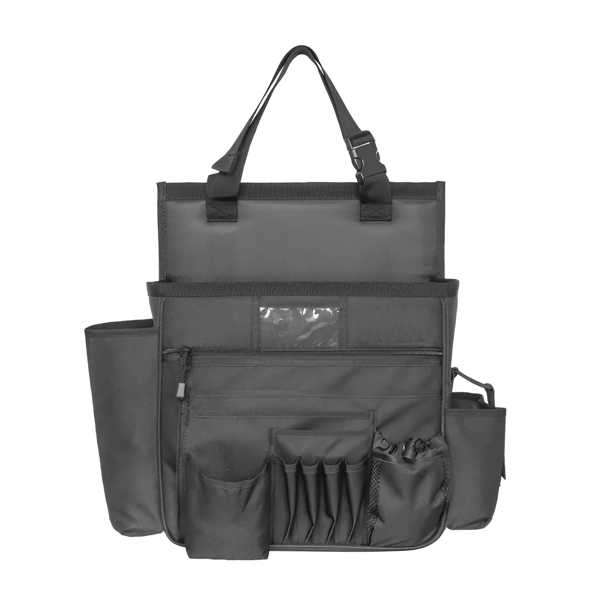 Black 600D Oxford cloth car seat back storage bag, 55 x 37 cm, for car use