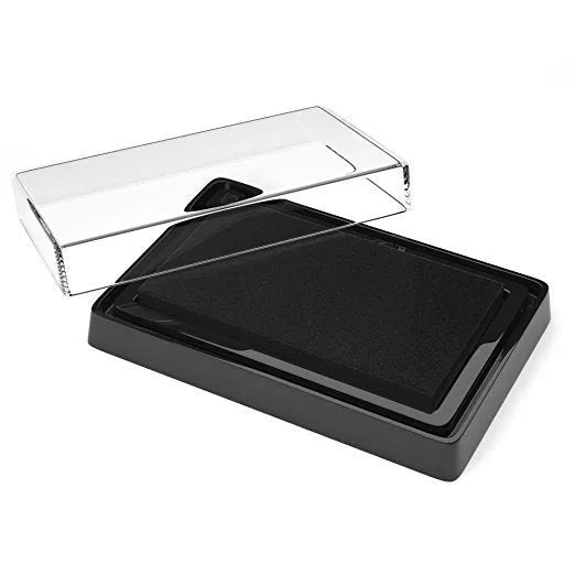 Baby hand and foot print kit with black inkpad, 90 x 60 mm print area, 9 x 6 cm frame size, OPP bag