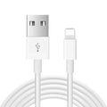 White 20W USB-C PD fast wall charger and cable for iPhone and iPad.