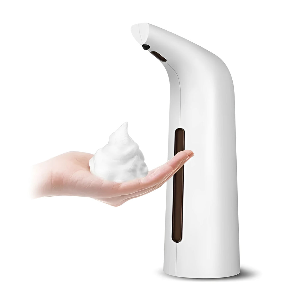 White ABS contact-free automatic induction liquid dispenser 214x70x116mm with 5cm sensing range