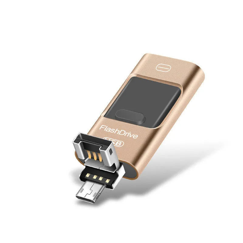 Three-purpose USB 3.0 flash drive with metal shell in high speed silver, 64G and 8GB options