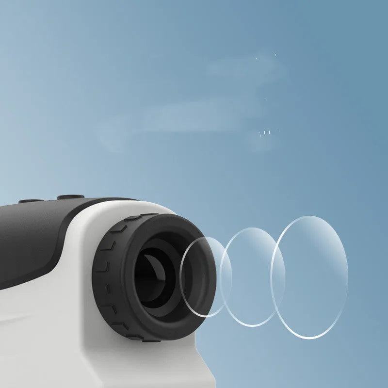 DKW series laser rangefinder telescope for golf and outdoor distance measurement up to 1500 metres.