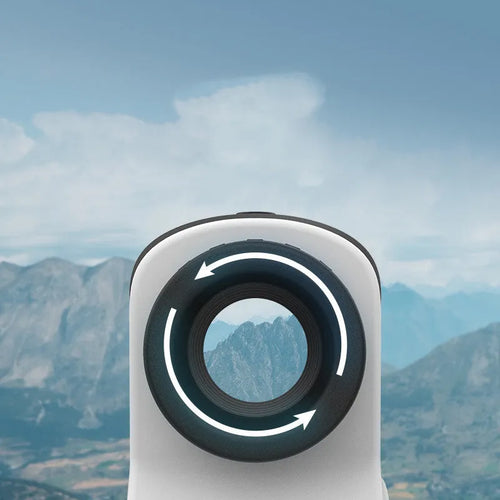 DKW series laser rangefinder telescope for golf and outdoor distance measurement up to 1500 metres.