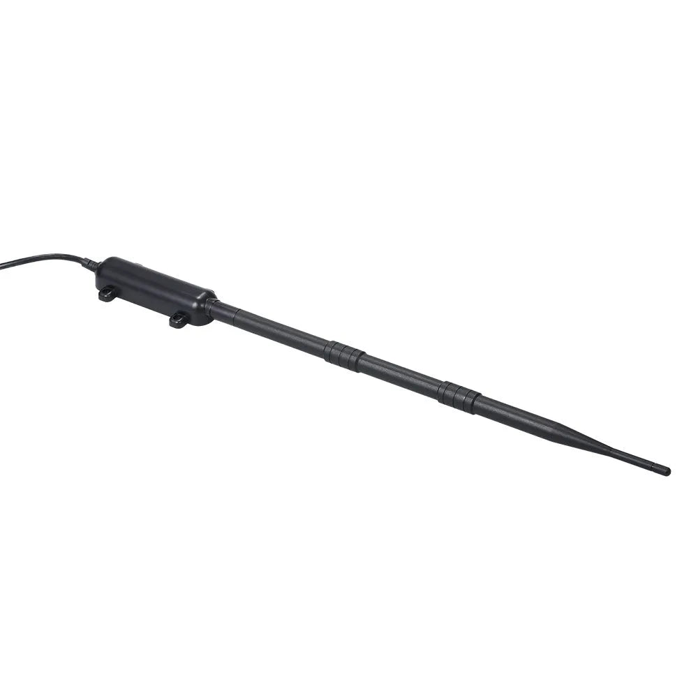 Outdoor WiFi Receiver Long Range 1000m Wireless Network Card USB Adapter Black 802.11b/g/n 2.4GHz ISM Band RT3070 Chip Smart MIMO Antenna for Camping NDS PSP X-link Support Waterproof