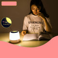 Pruixin rotating star projector night light showing star patterns on a bedroom ceiling.