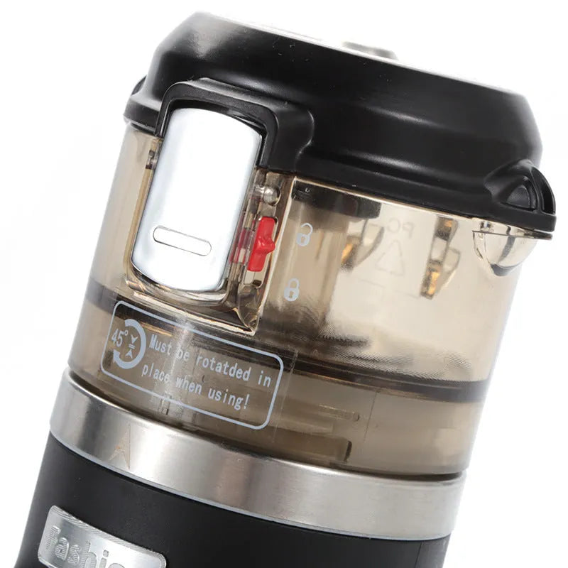 60ml nylon car moka pot with cigarette lighter heating head for portable coffee brewing