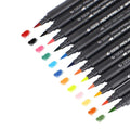 Twin tip water based marker pens, 16.7cm plastic barrel, shown in 12, 24, 36, 48 or 80 colour set options