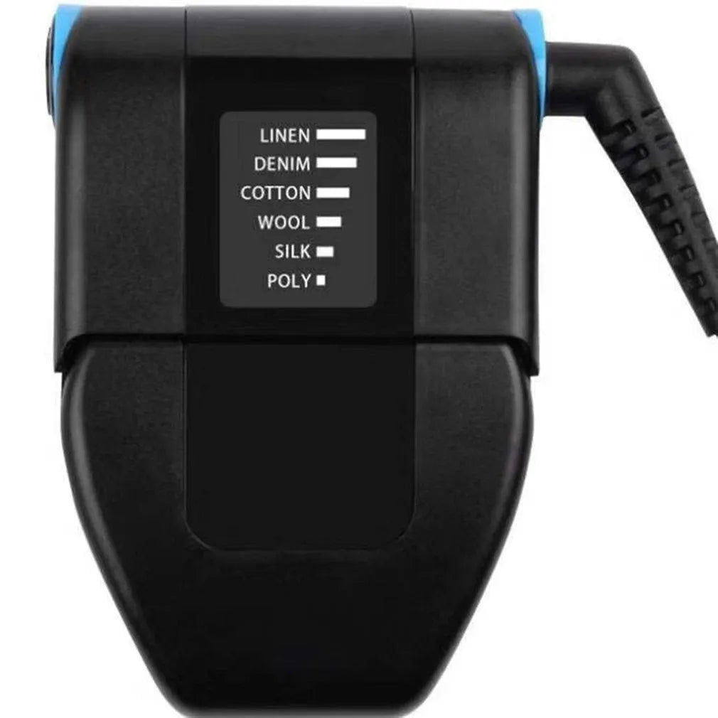 Portable folding mini electric travel iron with temperature control dial