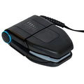 Portable folding mini electric travel iron with temperature control dial